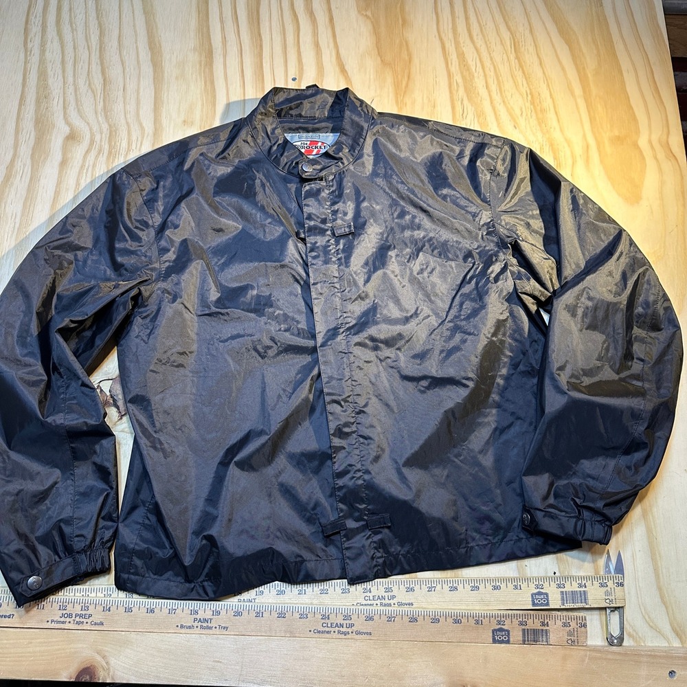 Joe Rocket Mens Large Black Motorcycle Jacket Liner Lightweight Windbreaker